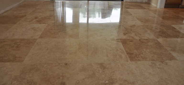 Travertine Polishing in Tampa